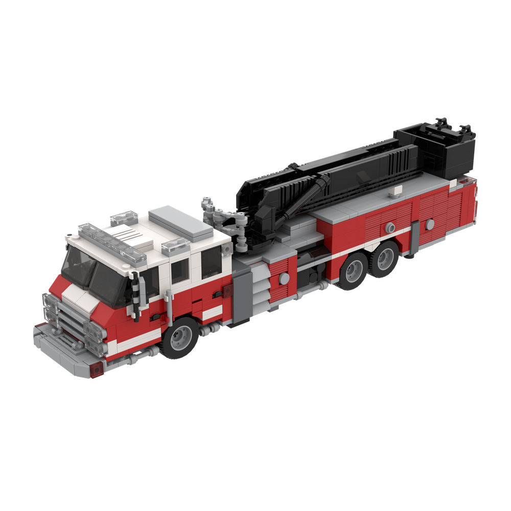 Brickwerks™ Mid-Mount Aerial Ladder Fire Truck