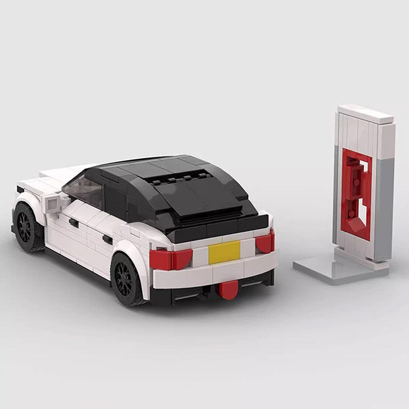 Tesla Model 3 with Supercharger