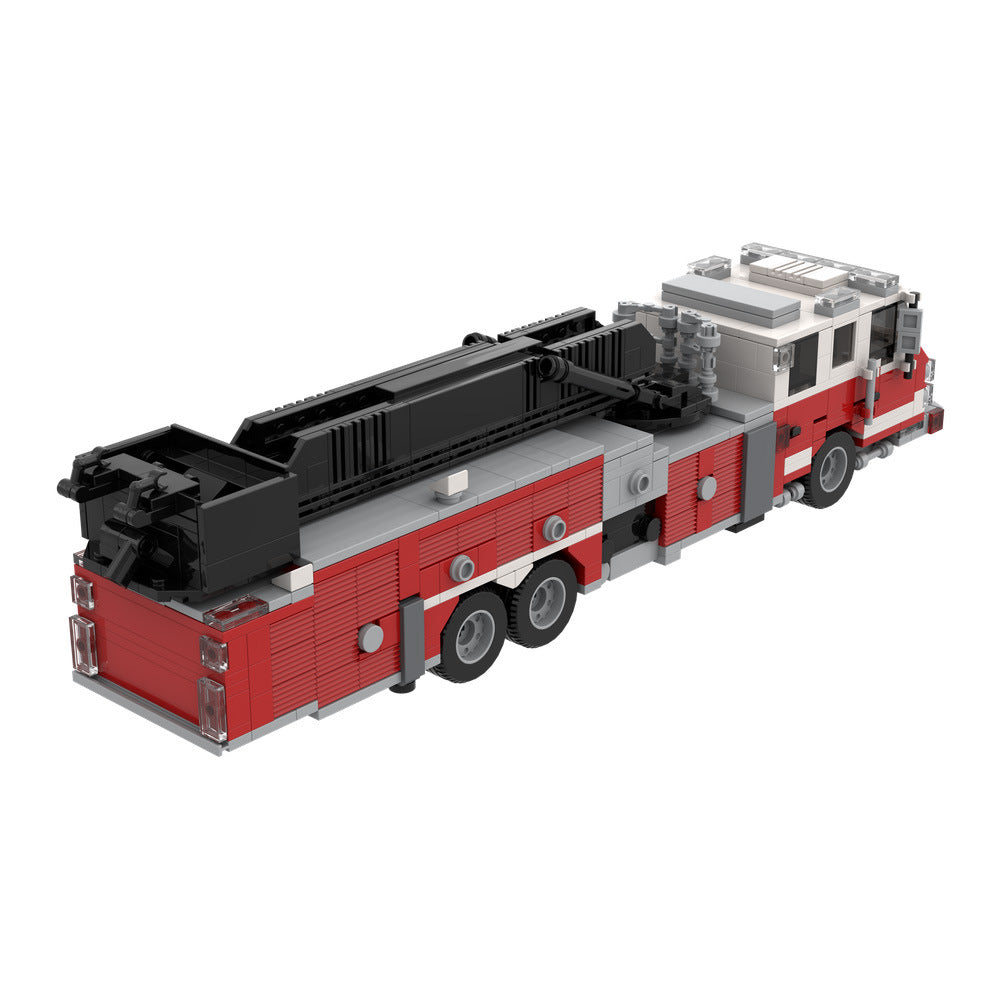 Brickwerks™ Mid-Mount Aerial Ladder Fire Truck