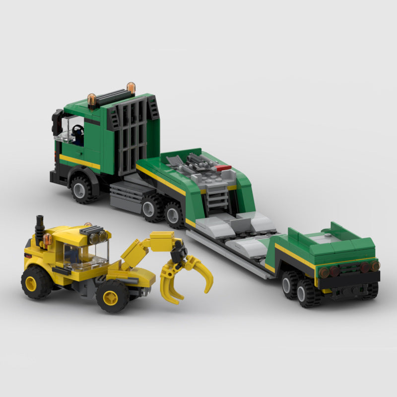 Brickwerks™ Log Grapple Loader & Trailer Truck